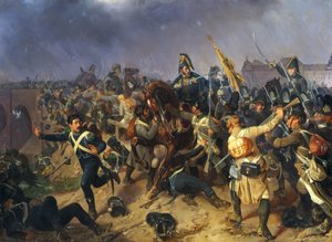 Epizód a Znaim melletti találkozóból 1809 alkotó: Fritz L