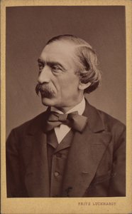 Carl Evers zeneszerző portréja 1819-1875, 1875 előtt.