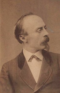 Hans von Bülow zeneszerző portréja 1830-1894, c. 1875.