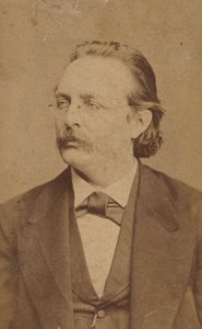 Edmund Kretschmer orgonaművész és zeneszerző portréja 1830-1908, c. 1880.