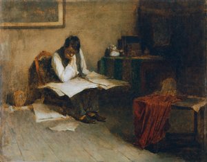 olvasó ember alkotó: Fritz Rojka