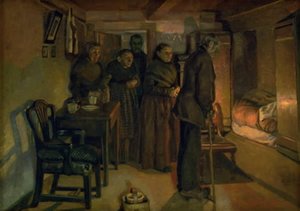 Egy halálos ágyon alkotó: Fritz Syberg