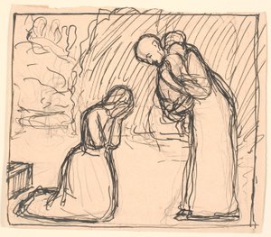 Melyikük a szerencsétlenség virága... alkotó: Fritz Syberg