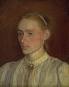 Anna Syberg portréja alkotó: Fritz Syberg