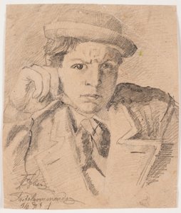Önarckép alkotó: Fritz Syberg