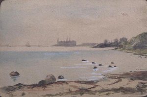 The Beach, Kronberg Helsinger alkotó: Fritz Syberg