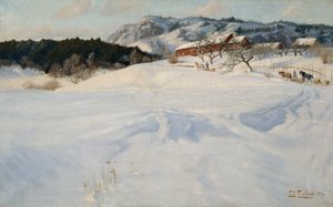Fleskum farm alkotó: Fritz Thaulow