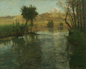 Francia folyótáj, 1895 körül (festmény)
