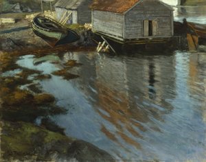A naplóra nincs cím írva alkotó: Fritz Thaulow