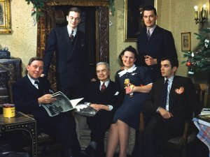 Dr. Fritz Gustav Wentzel és felesége, Verna családja és otthona Drezdában, Németországban,... alkotó: Fritz Wentzel