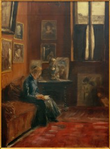 Az olvasó a Starnberg-ház stúdiójában alkotó: Fritz von Uhde