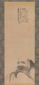 Daruma portréja, 17. század eleje. alkotó: Fugai Ekun