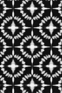 Monokróm shibori-minta alkotó: Fun Qui