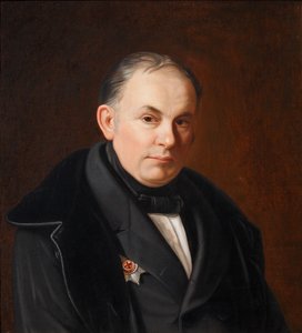 Vaszilij Zsukovszkij költő portréja 1783-1852, 1854
