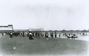 Atlantic City Beach, New Jersey alkotó: G.P. Hall und Sohn