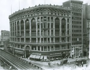 Saks und Company áruház, New York (zselatin ezüst fotó)
