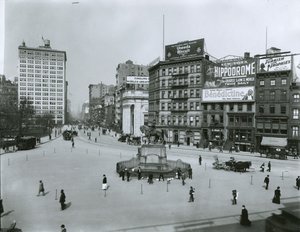Union Square és Fourth Avenue, New York City alkotó: G.P. Hall und Sohn