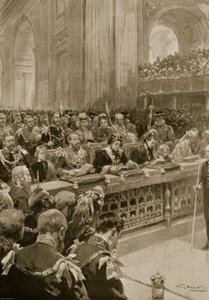 A hálaadás a walesi herceg felépüléséért, a St. Paul