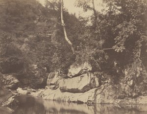 Folyói jelenet, c. 1855. alkotó: G. B. Gething