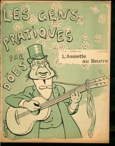 „” „L’Assiette au Beurre”” borítója, szatirikus színű alkotó: G Doees