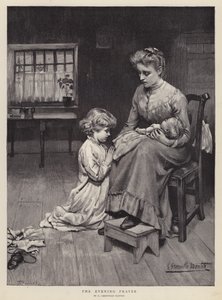 Az esti ima (litho)