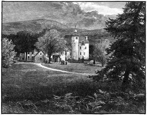 Abergeldie kastély, Aberdeenshire, Skócia, 1900