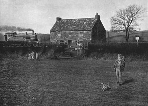 George Stephensons születési helye, Wylam, 1900 körül