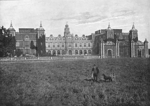 Hatfield House, déli front, 1900