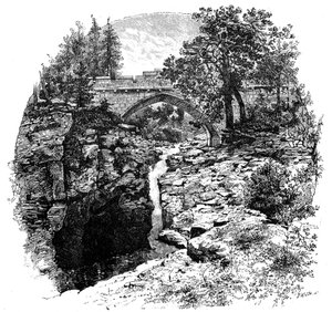 The Linn of Dee, Aberdeenshire, Skócia, 1900.