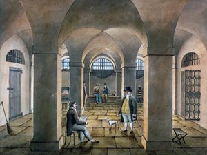 Belső kép a Horsemonger Lane börtönben, Union Road, Southwark, London, c1826 alkotó: G Yates