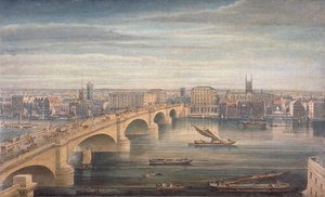 London Bridge, London, 1835
