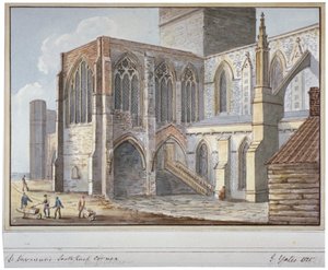 Southwark katedrális, London, 1825