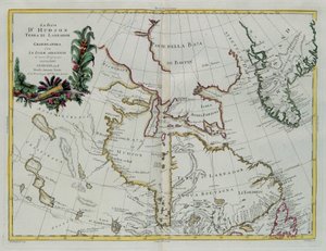 Hudson-öböl, Labrador földje és Grönland a szomszédos szigetekkel, G. Zuliani metszete az Antonio Zatta által 1778-ban Velencében kiadott „Legújabb atlasz” I. Tome-jából vett, magángyűjtemény