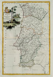 Portugál Királyság, G. Zuliani metszete az Antonio Zatta 1776-ban Velencében kiadott Legújabb Atlasz I. toméjából, magángyűjtemény alkotó: G. Zuliani