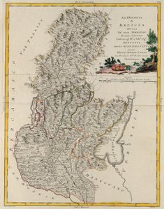 Veneto állam földterülete: Brescia, G. Zuliani metszete az Antonio Zatta által 1783-ban Velencében kiadott „Legújabb atlasz” II. Tome-jából vett, magángyűjtemény alkotó: G. Zuliani