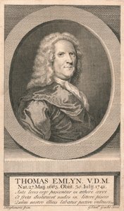 „Thomas Emlyn, V.D.M.”, 1742. alkotó: G van der Gucht