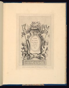 1. tányér, tányér, Livre de vases (Vázák könyve) alkotó: Gabriel Huquier
