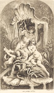 Triton és Nimfa alkotó: Gabriel Huquier after François Boucher