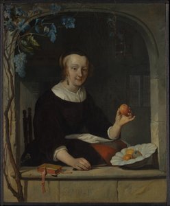 Ablaknál ülő nő alkotó: Gabriel Metsu