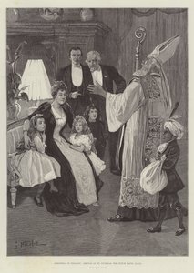 Karácsony Hollandiában, Szent Miklós, a holland Mikulás érkezése