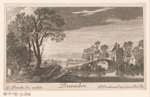 december December (cím a tárgyon) Tizenkét hónap (sorozat címe) alkotó: Gabriel Perelle