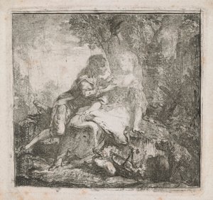 A két szerető alkotó: Gabriel de Saint Aubin