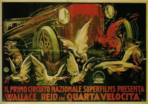 Wallace Reid a Dupla sebesség filmben, 1920