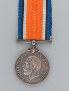 Az 1914–20-as brit háborús érmet Andreya közlegénynek ítélték oda