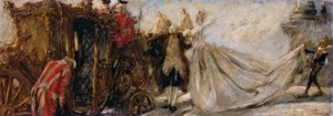 Gaetano Previati templomból kilépve alkotó: Gaetano Previati