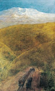 Alagút az Alpokban alkotó: Gaetano Previati