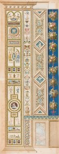 Pilaster Loggia III (különféle játékokkal díszítve)