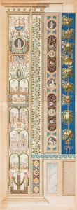 Pilaszter Loggia VIII (dekoráció gyermekcsoportokkal) alkotó: Gaetano Savorelli