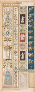 Pilaszter Loggia XIII (dísz Diana templomával a közepén)