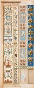 Pilaster Loggia XII (edényből kinőtt dísz) alkotó: Gaetano Savorelli